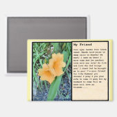 magnet " My Friend" (Recto/Verso)