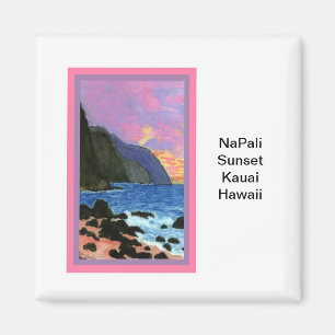 Magnet-NaPali Sunset, Kauai, Hawaii Magneet