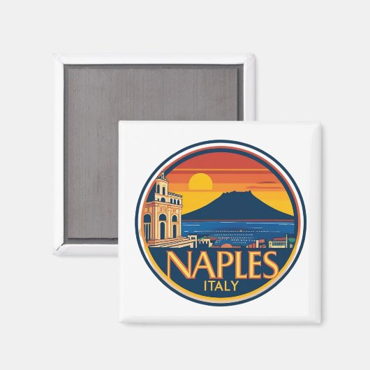Magnet Naples Skyline 1 (Recto/Verso)