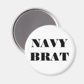 Magnet Navy Brat Magneet (Voorkant / Achterkant)
