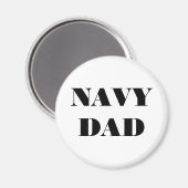 Magnet Navy Pap Magneet (Voorkant / Achterkant)