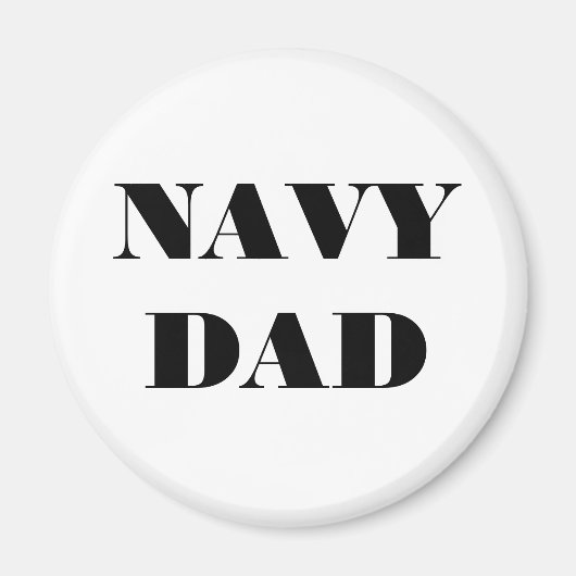 Magnet Navy Papa (Devant)