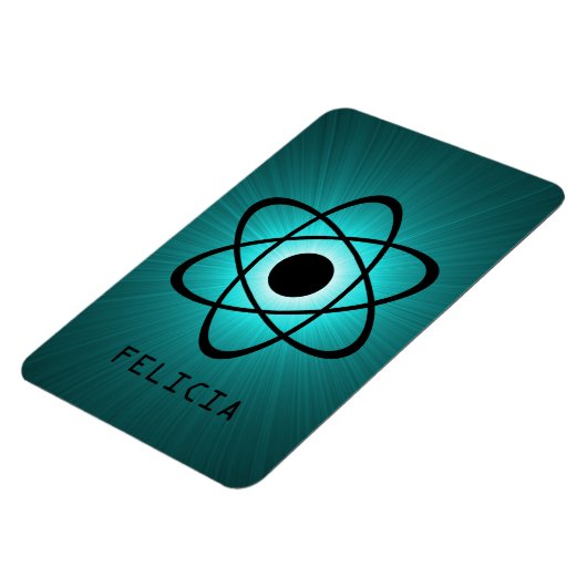 Magnet Nerdy Atomic Premium, Turquoise (Côté Gauche)