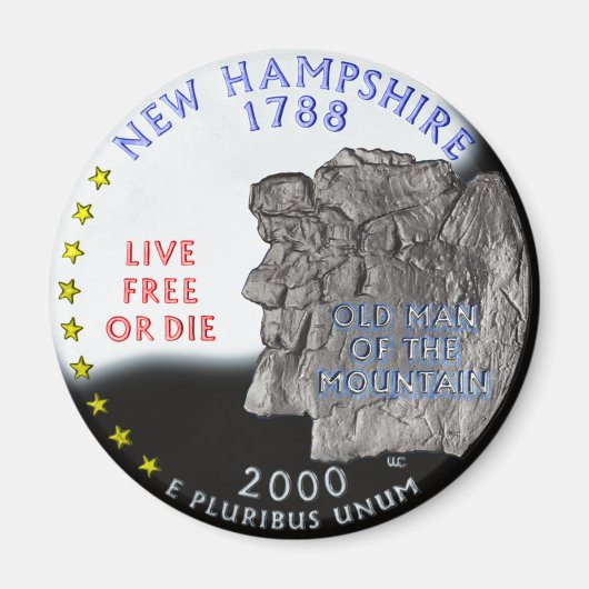 Magnet New Hampshire (Devant)
