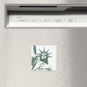 Magnet New York Frigo Magnet NY Souvenir Magnet (In Situ (Lave-vaisselle))