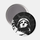 Magnet New York Frigo Magnet NY Souvenir Magnet (Recto/Verso)