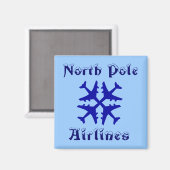 Magnet North Pole Airlines (Recto/Verso)
