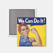 Magnet : Nous pouvons le faire - Image Poster vint (Recto/Verso)