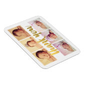 MAGNET Nouveau Faire-part de naissance bébé Merci (Côté Droit)