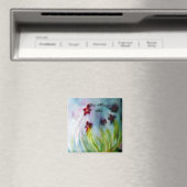 Magnet numérique en fleurs printanières (In Situ (Lave-vaisselle))