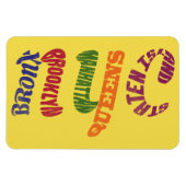 Magnet NYC typographique New York (Horizontal)