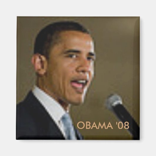 Magnet OBAMA '08 (Devant)