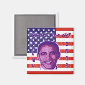 Magnet OBAMA 2008 (Recto/Verso)