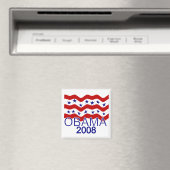 Magnet OBAMA 2008 (In Situ (Lave-vaisselle))