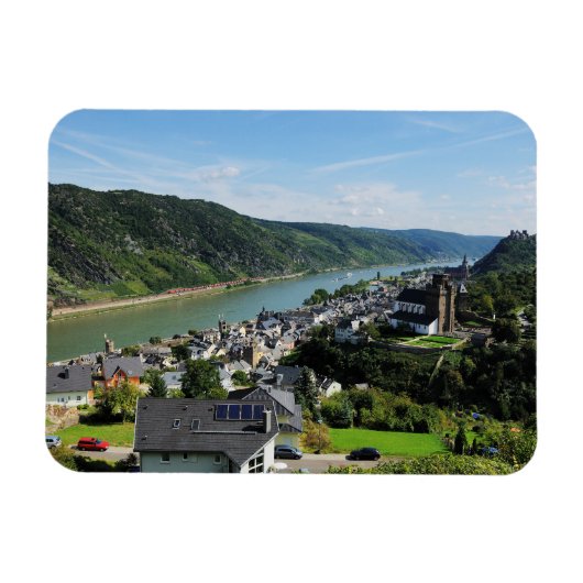 Magnet Oberwesel dans le Mittelrheintal (Horizontal)