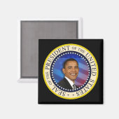 Magnet Objet de collection du président Obama (Recto/Verso)