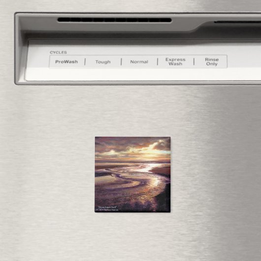 Magnet "Ocean Sunset Swirl" (In Situ (Lave-vaisselle))