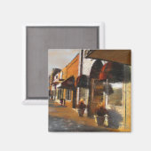 Magnet of Brighton Michigan Scene (Recto/Verso)