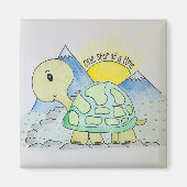 Magnet "One Step at a Time" Magneet (Voorkant)