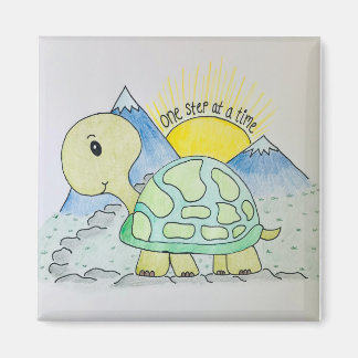 Magnet "One Step at a Time" Magneet