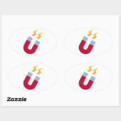 Magnet Ovale Sticker (Vel)