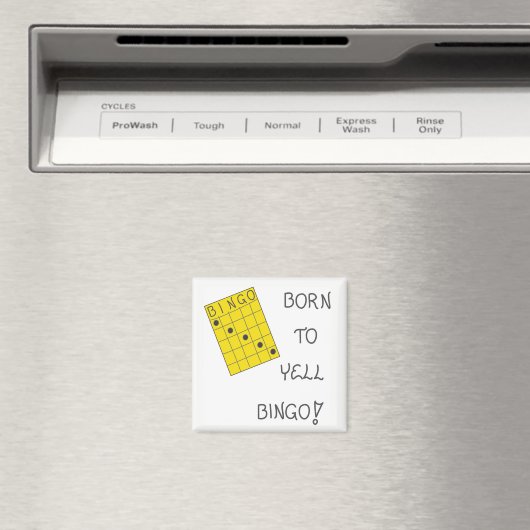 Magnet over Bingo Magneet (Insitu (Vaatwasser))