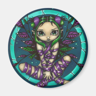 Magnet "Paarse ribbon Fairy" Magneet