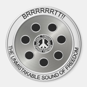 Magnet "Paix par une puissance de feu supérieure"