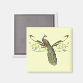 Magnet Paon Vintage (Recto/Verso)