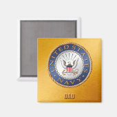 Magnet Papa de la marine américaine (Recto/Verso)