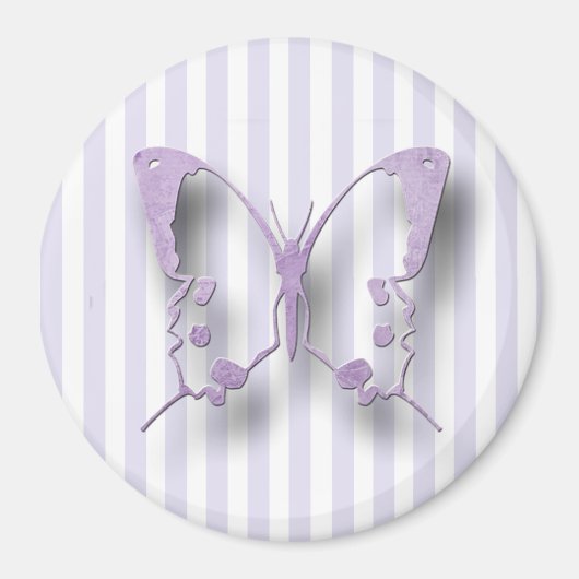 Magnet papillon de lavande violette (Devant)