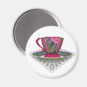 Magnet papillon Teacup (Recto/Verso)