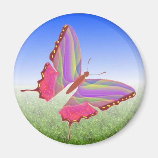 Magnet papillon unique (Devant)