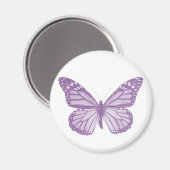 Magnet papillon violet (Recto/Verso)