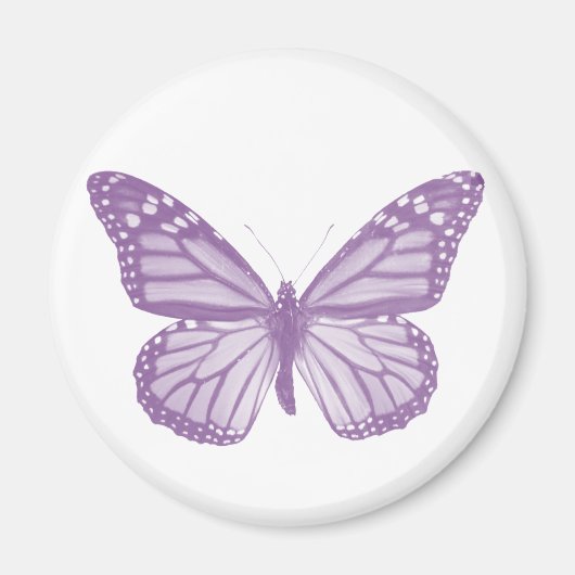 Magnet papillon violet (Devant)