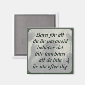 Magnet — Paranoid Magneet (Voorkant / Achterkant)