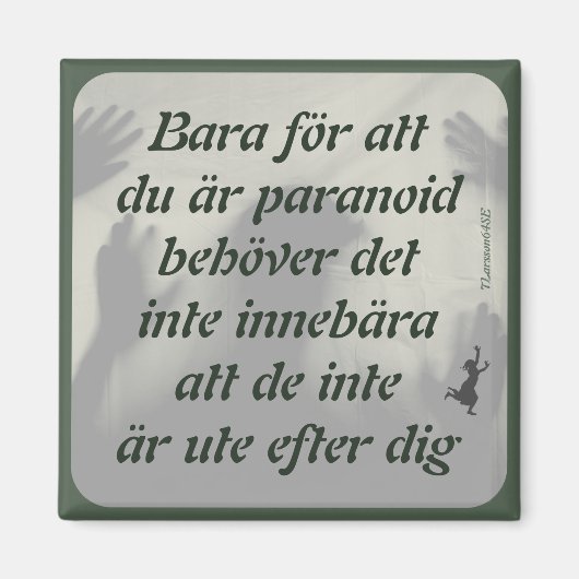 Magnet — Paranoid Magneet (Voorkant)