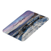 Magnet paysage neige de Noël (Côté Gauche)