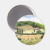 Magnet paysager toscan (Recto/Verso)