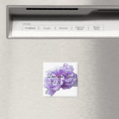 Magnet Peonie Violette (In Situ (Lave-vaisselle))