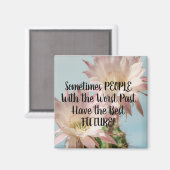 Magnet People Pire Passé Meilleur Futur Cactus Ros (Recto/Verso)