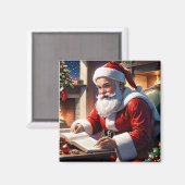 Magnet Père Noël de vacances (Recto/Verso)