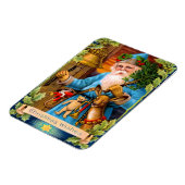 Magnet Père Noël Flex vintage (Côté Gauche)