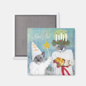 Magnet Père Noël Lucia Kittens (Recto/Verso)