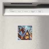 Magnet Père Noël sur le toit (In Situ (Lave-vaisselle))