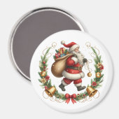 Magnet Père Noël vintage (Recto/Verso)