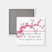 Magnet personnalisable de la branche de l'arbre de (Recto/Verso)