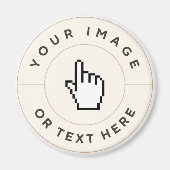 Magnet - Personnalisé (ajouter image/texte) (Devant)