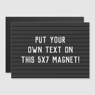 MAGNET PERSONNALISÉ - ajoutez votre texte ou votre