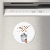 Magnet personnalisé Mariage campagnard d'été Rusti (In Situ (Lave-vaisselle))